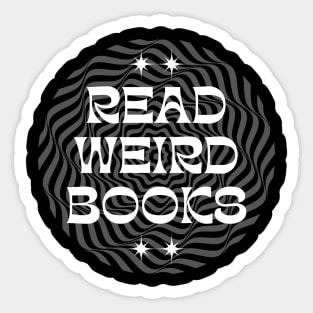 Read Weird Books Sticker